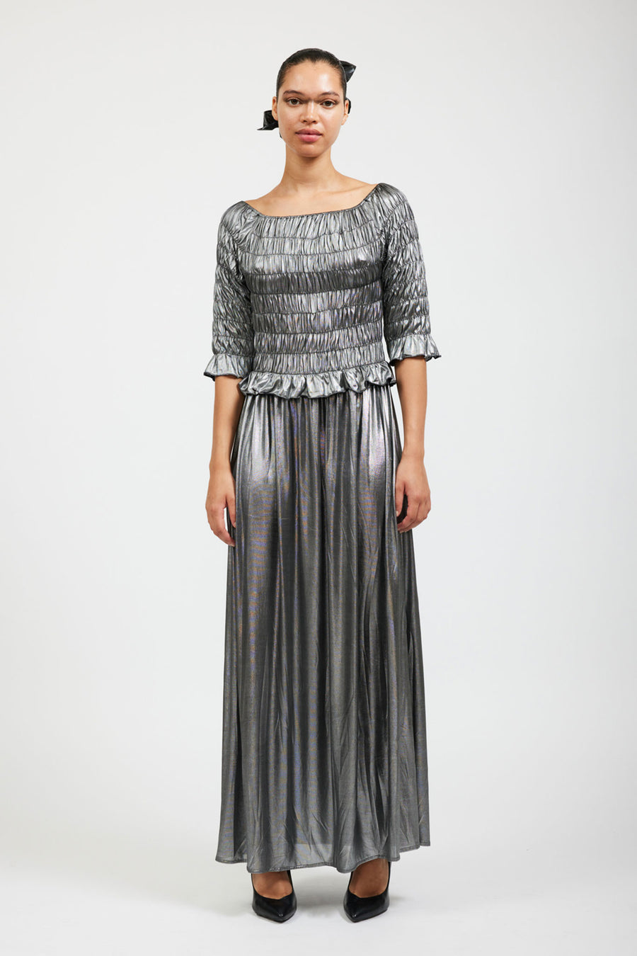 BATSHEVA - Oak Dress in Silver