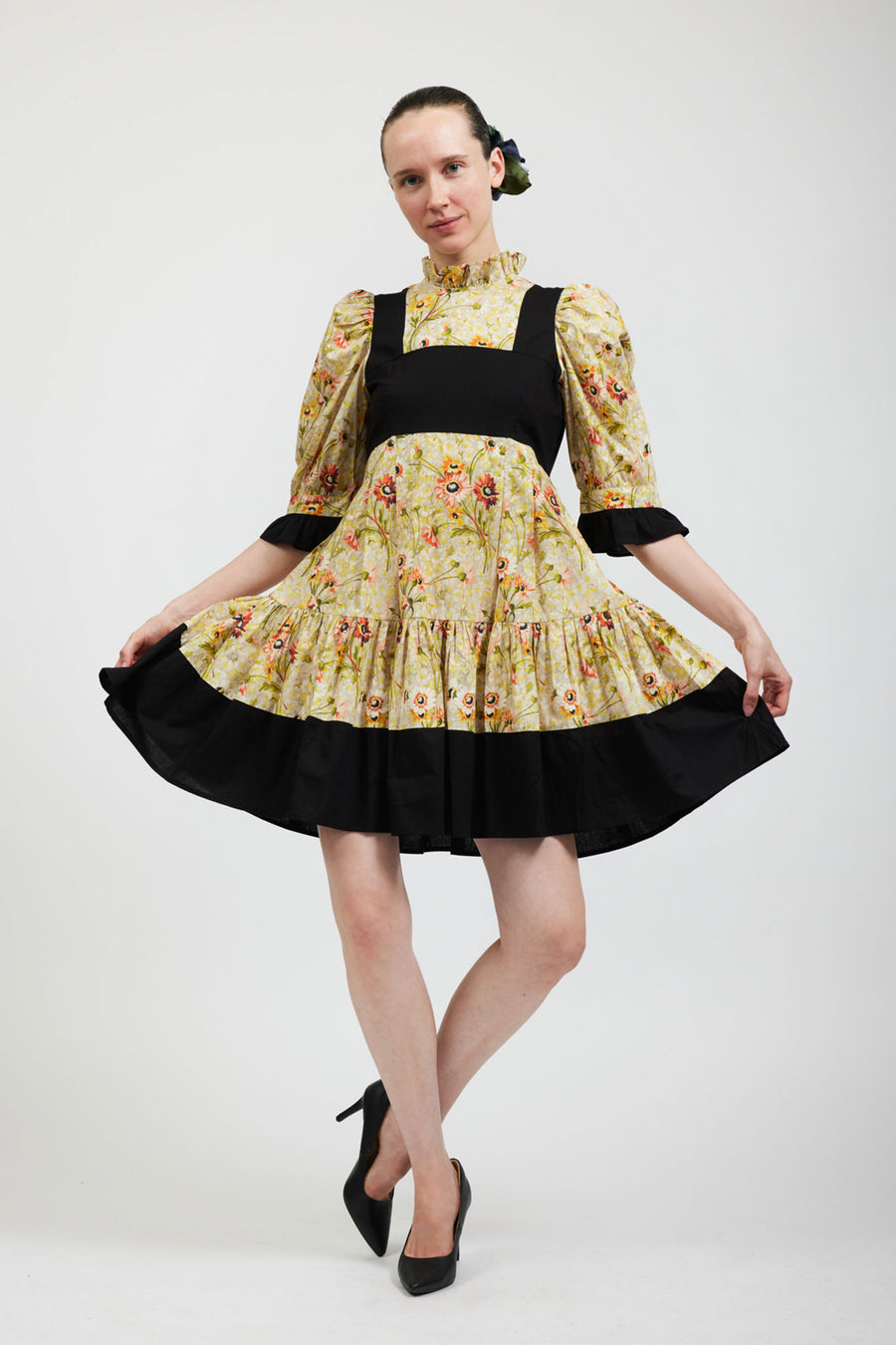 BATSHEVA - Laura Ashley x BATSHEVA Mini Ruthin Dress in Witton Floral