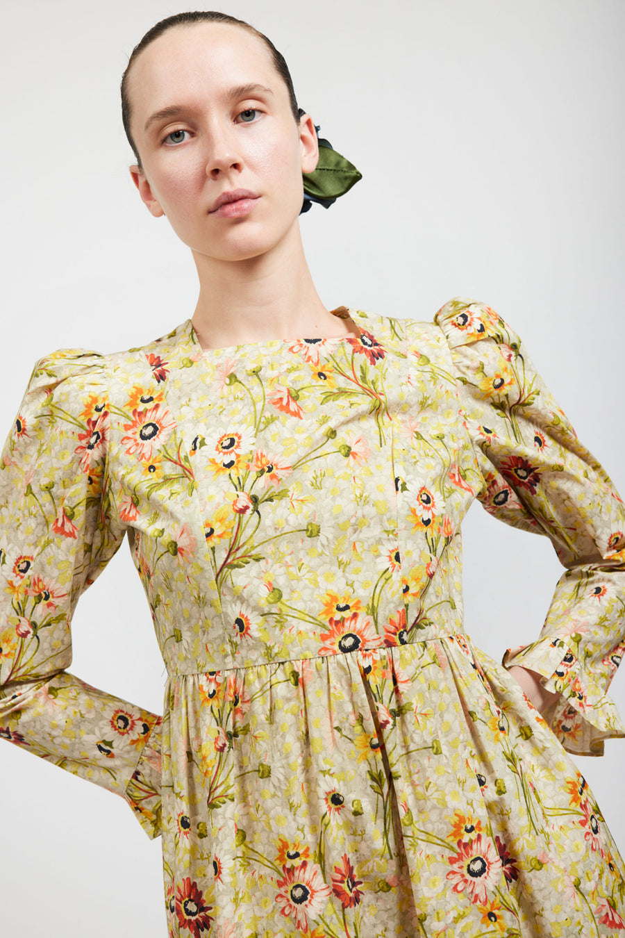 BATSHEVA - Laura Ashley x BATSHEVA Square Neck Mini Prairie Dress in Witton Floral