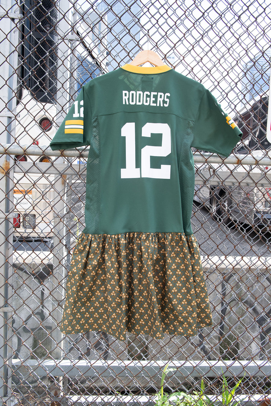 One-of-a-Kind Vintage Green Bay Packers Jersey Dress