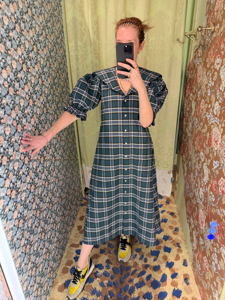 green off the shoulder cocktail dress Vintage Velvet Off-Shoulder Ruched Midi Bardot Dress | Retro Cocktail Party Dress main image 0