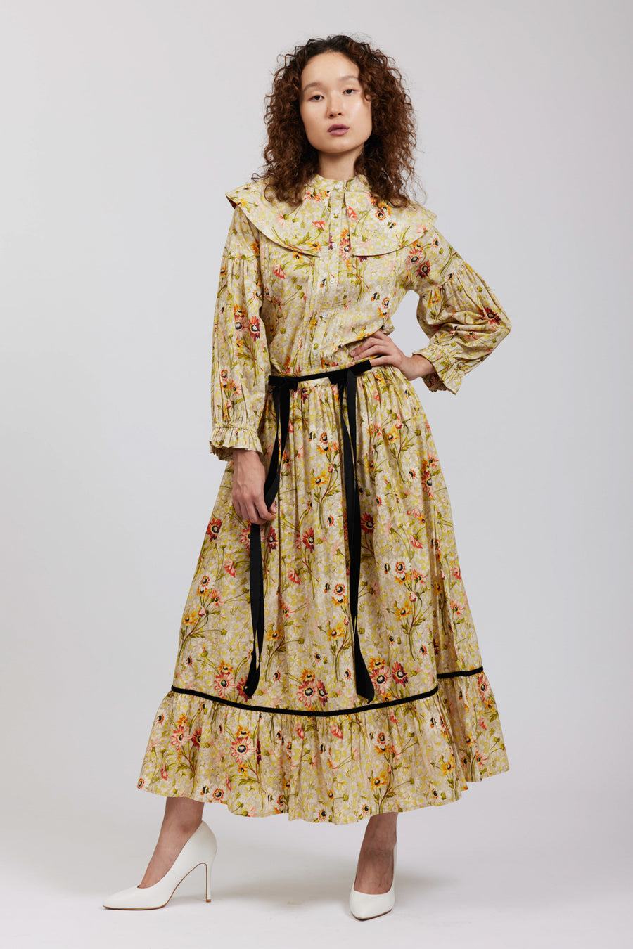 BATSHEVA - Laura Ashley x Batsheva Kipp Skirt in Witton Floral