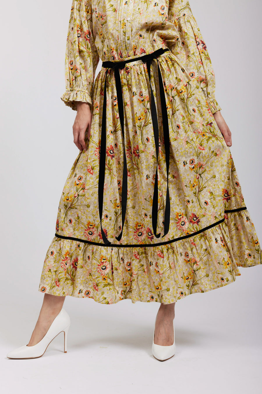 BATSHEVA - Laura Ashley x Batsheva Kipp Skirt in Witton Floral