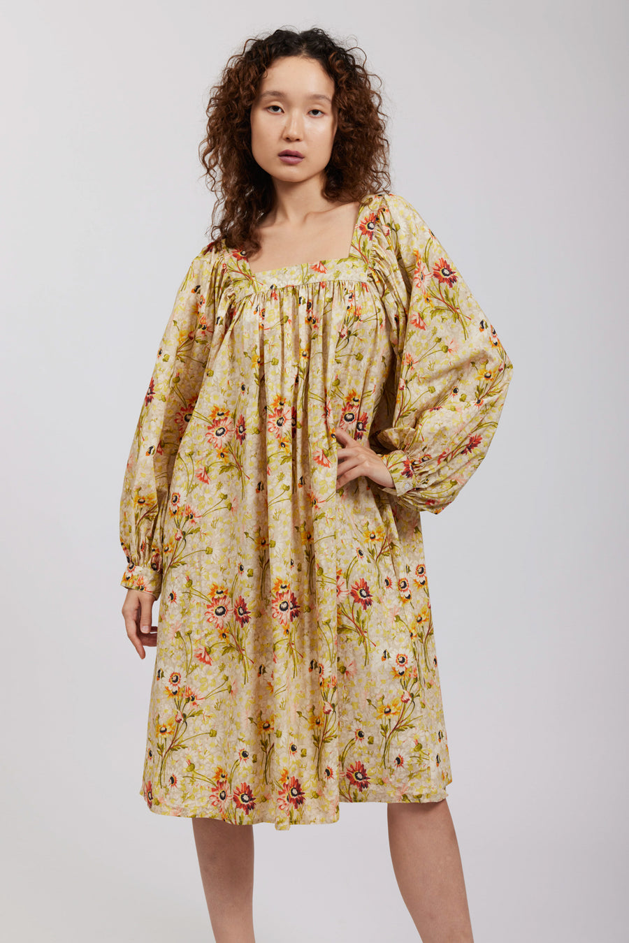 Laura Ashley x BATSHEVA Beaumaris Dress in Witton Floral