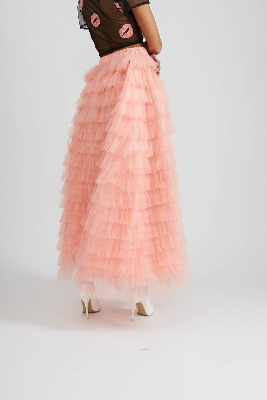 BATSHEVA - Etta Skirt in Shell Pink