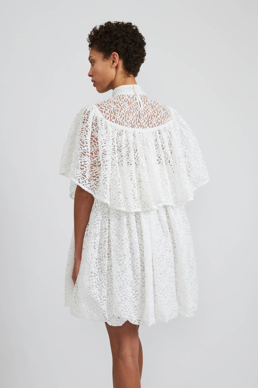 Percy Dress in White Lace 0 / White Percy Dress in White Lace 0 / White