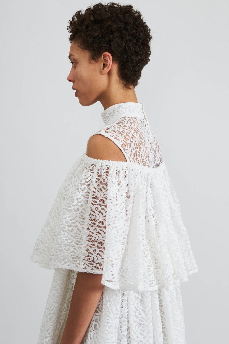 Percy Dress in White Lace BATSHEVA Percy Dress in White Lace BATSHEVA