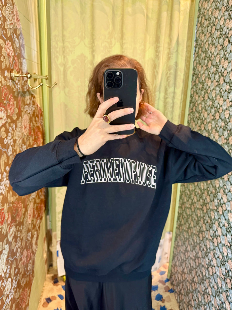 PERIMENOPAUSE Embroidered Sweatshirt