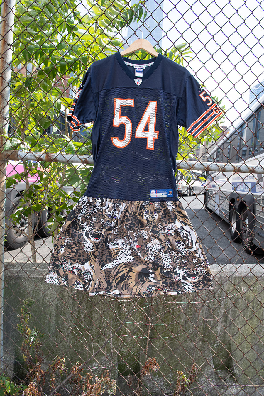 One-of-a-Kind Vintage Chicago Bears Jersey Dress