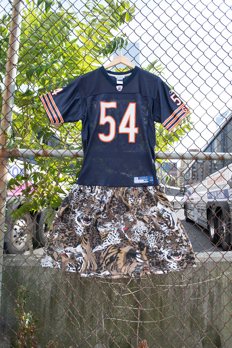 One-of-a-Kind Vintage Chicago Bears Jersey Dress