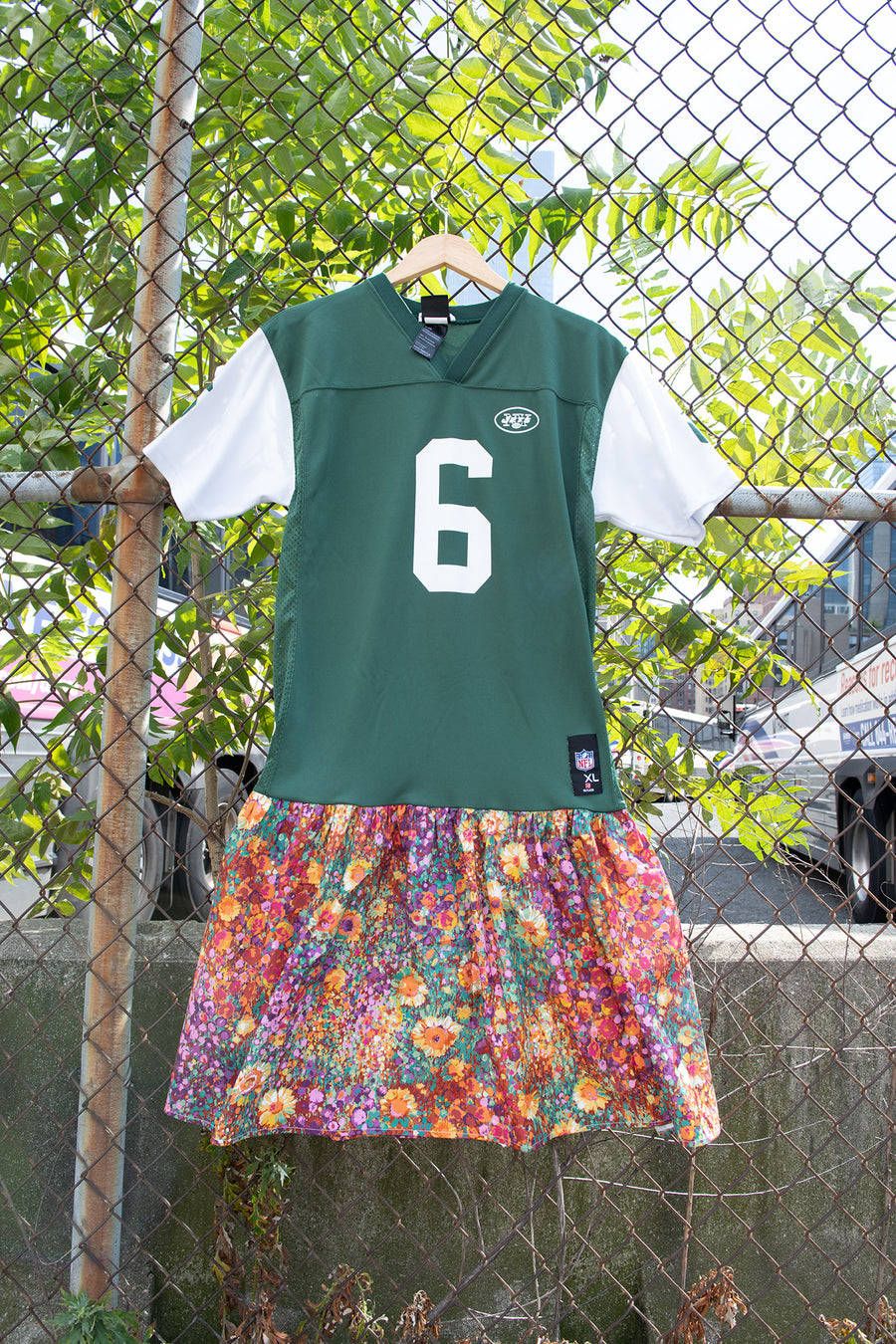 One-of-a-Kind Vintage NY Jets Jersey Dress