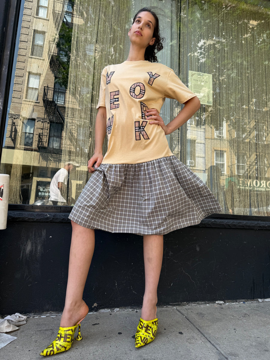 beige dress near me New YORK T-Shirt in Tartan Multi / Large Blue Pepper floral eyelet Plus Size Evening Dresses Designed to gracefully float Size:US 10.5 / EU 41.5