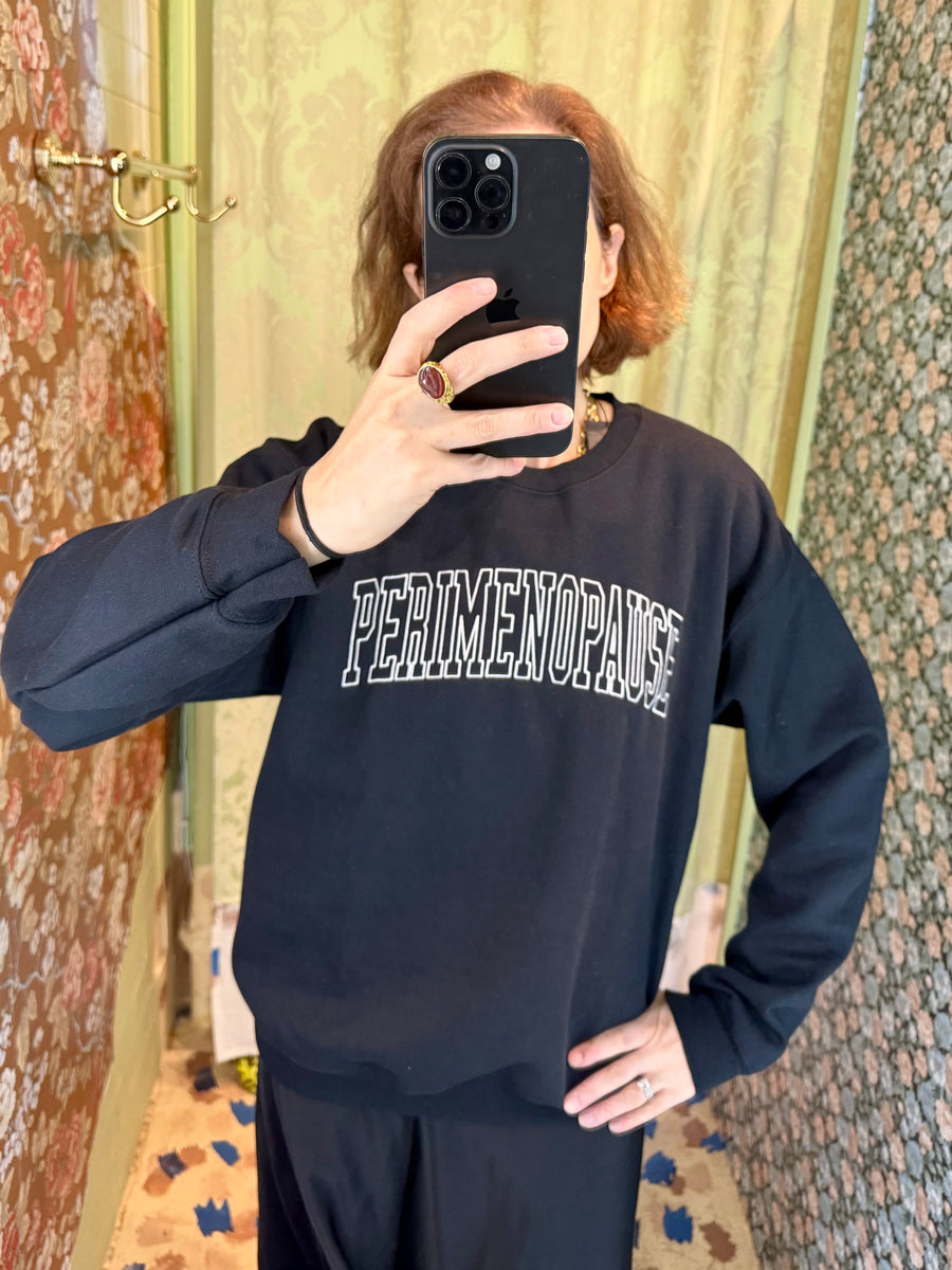 PERIMENOPAUSE Embroidered Sweatshirt