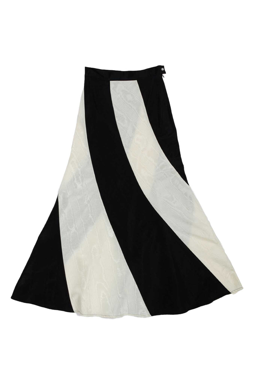 Cera Skirt in Cream & Black Moiré – BATSHEVA