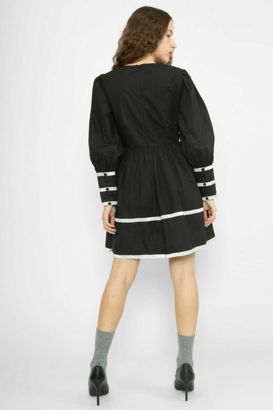 BATSHEVA - Mini Clemmie Dress in Black