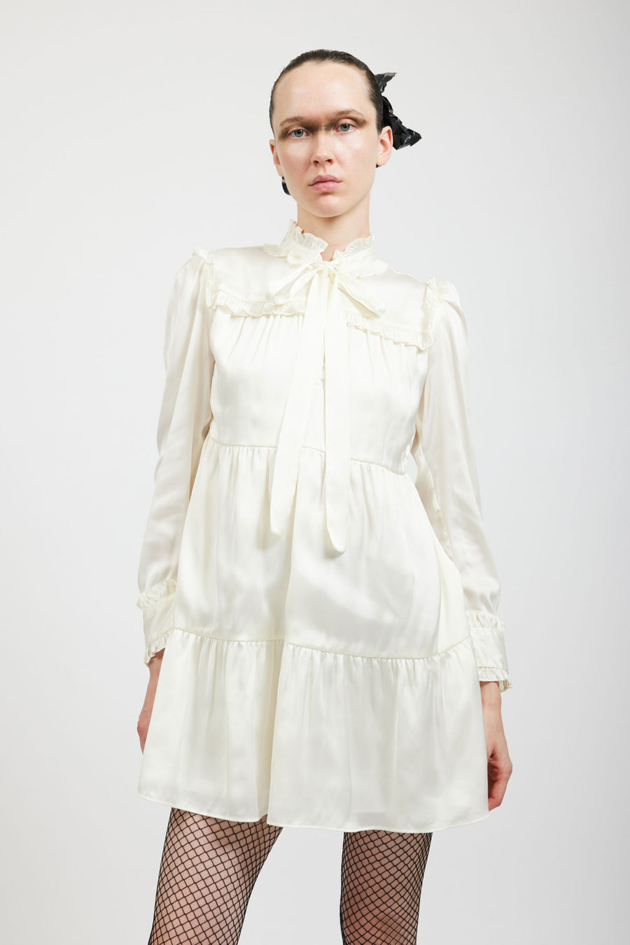 BATSHEVA - Mina Dress in Cream Satin