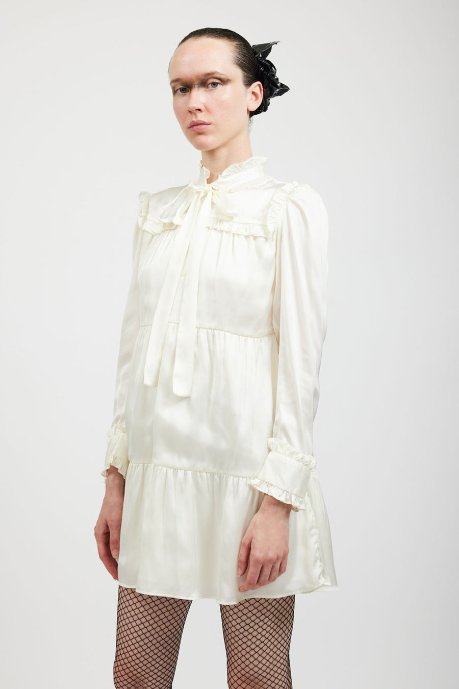 BATSHEVA - Mina Dress in Cream Satin