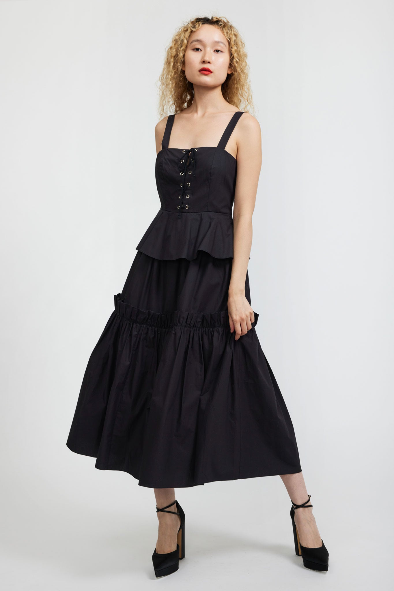 Quinn Dress in Black – BATSHEVA