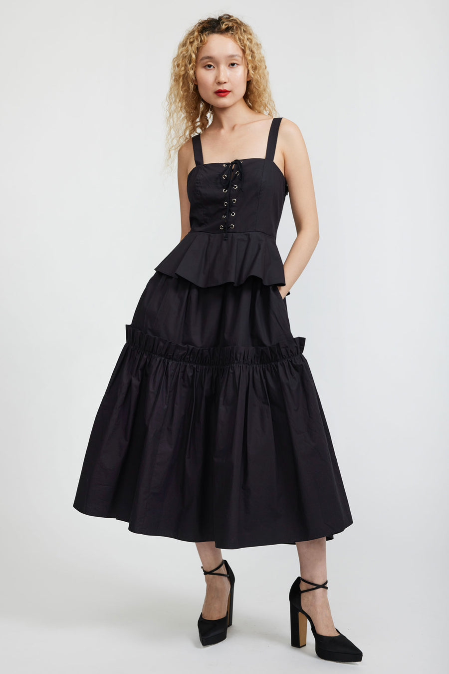 BATSHEVA - Quinn Dress in Black