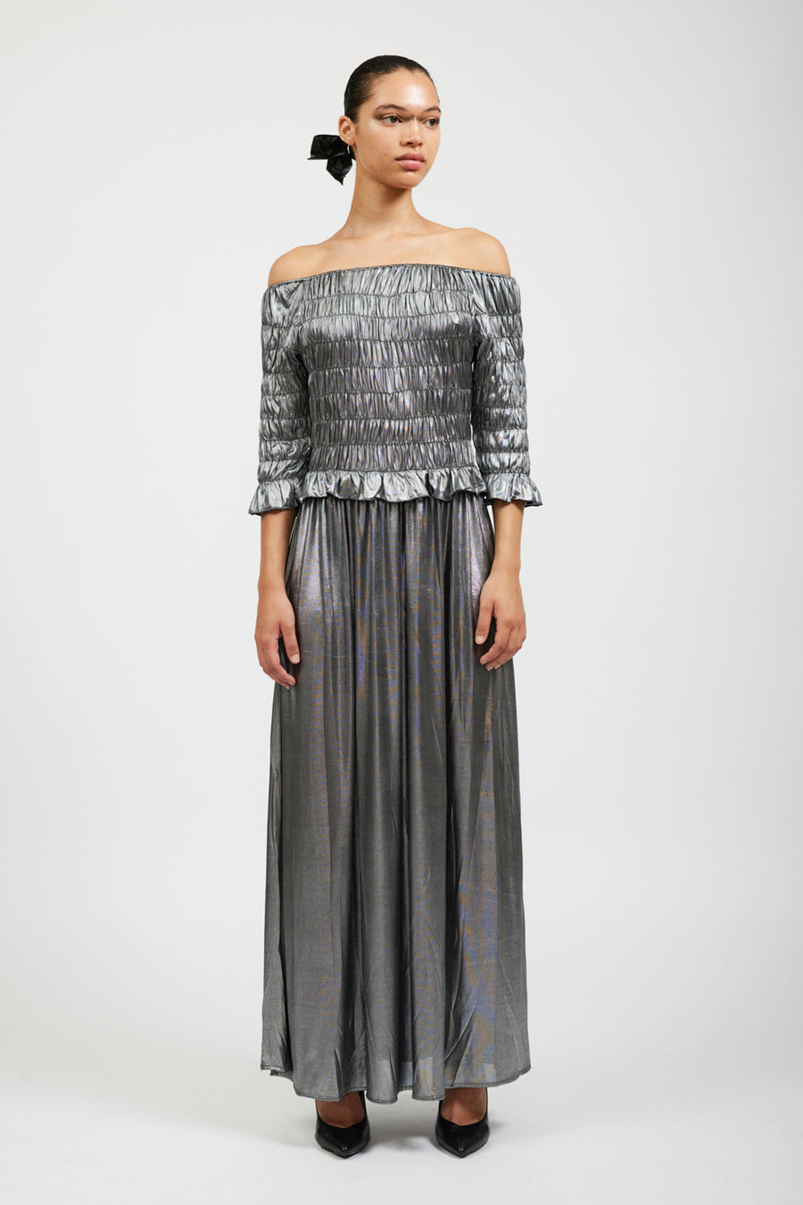 BATSHEVA - Oak Dress in Silver