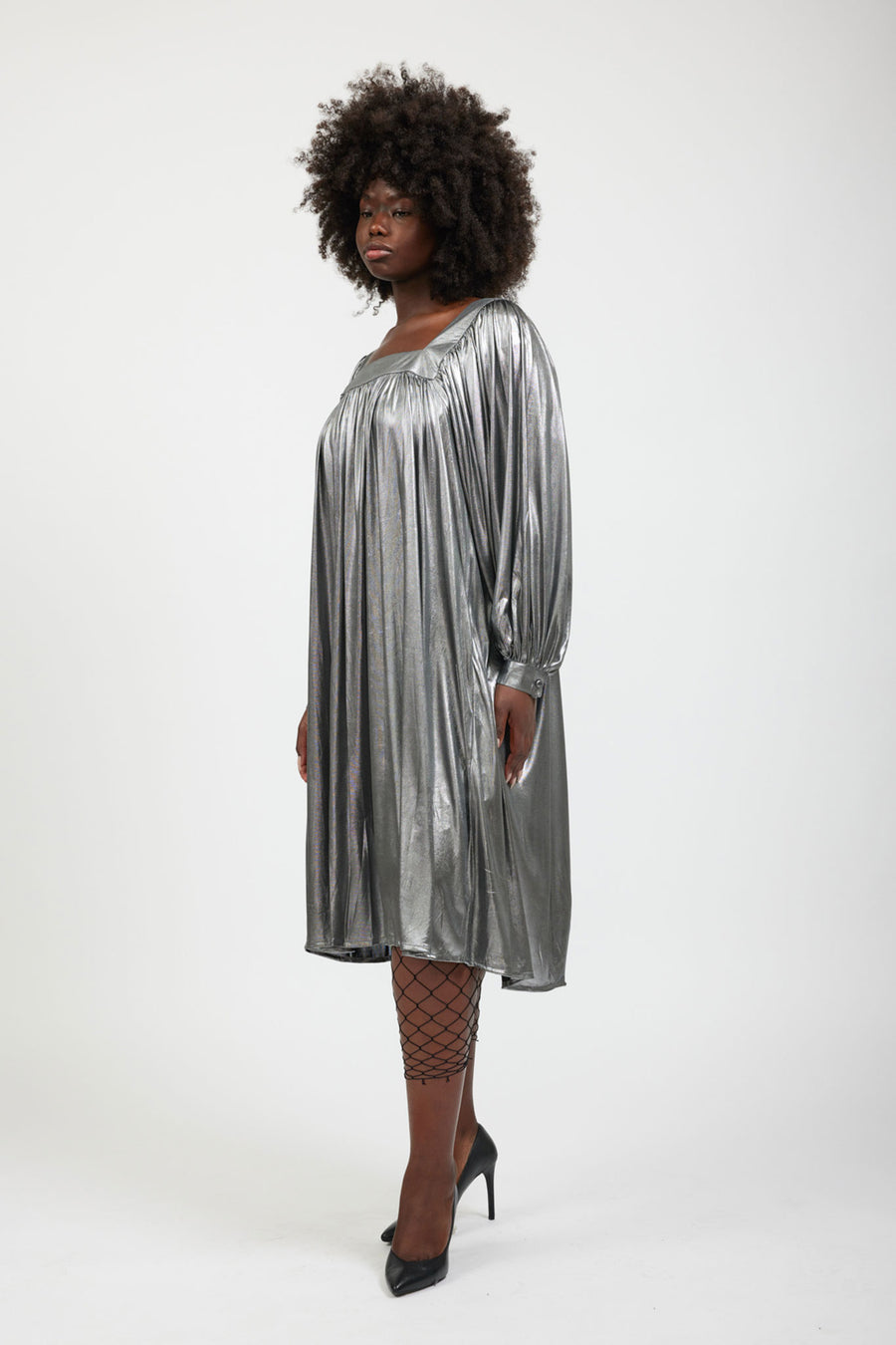 BATSHEVA - Beaumaris Dress in Silver