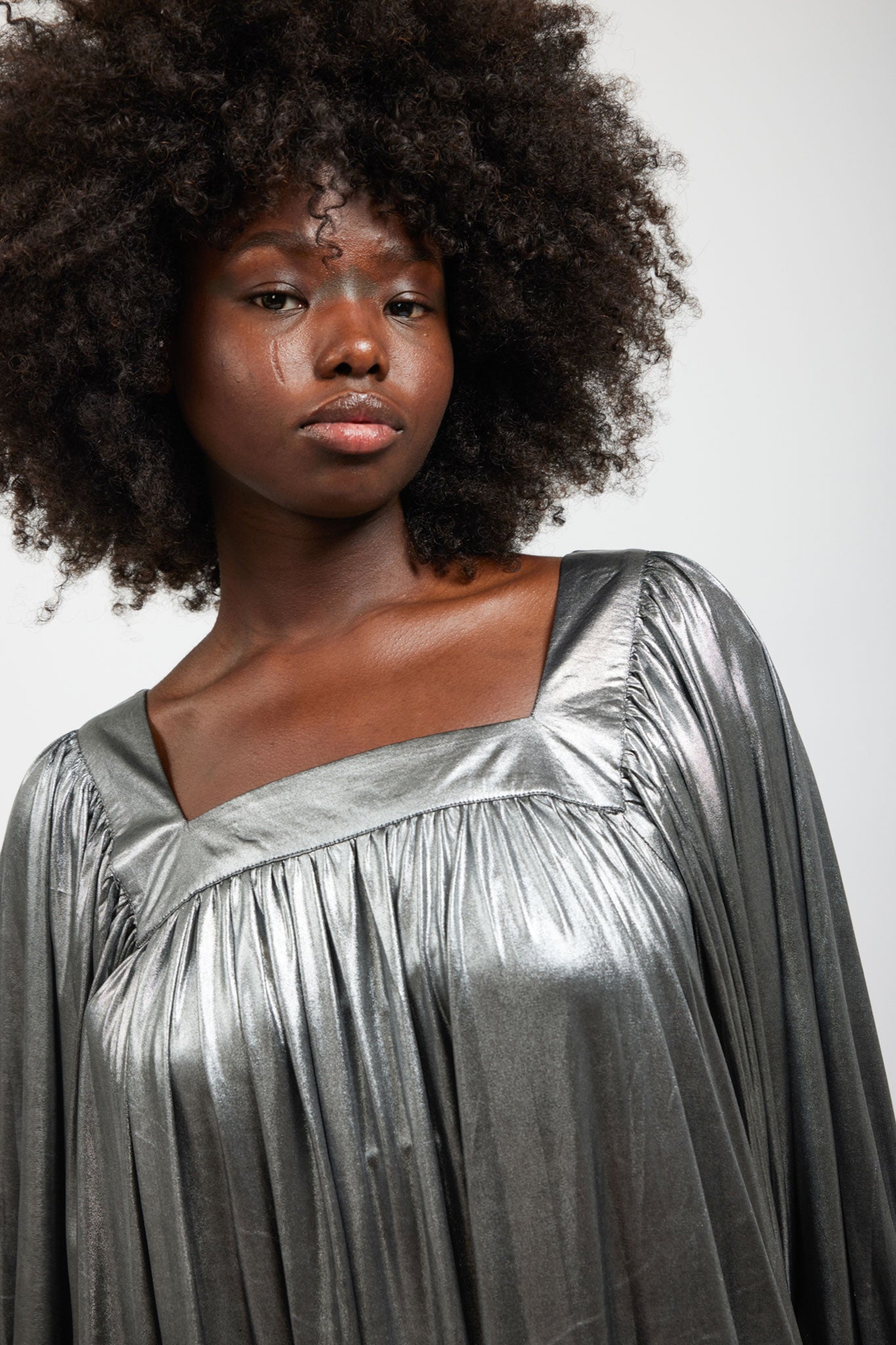 Beaumaris Dress in Silver BATSHEVA