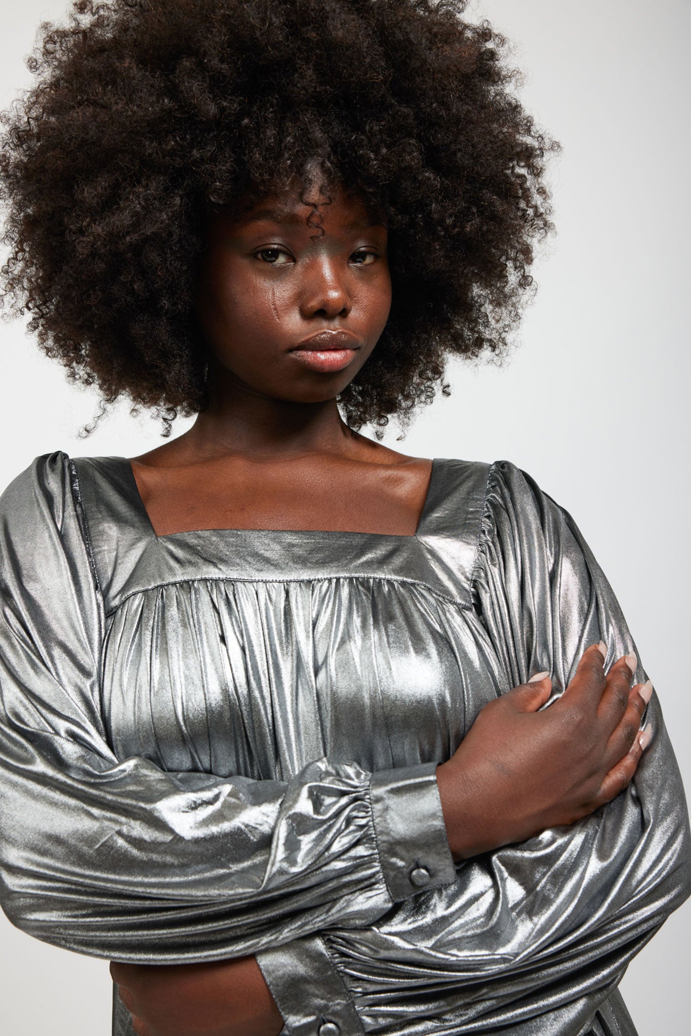 Beaumaris Dress in Silver BATSHEVA