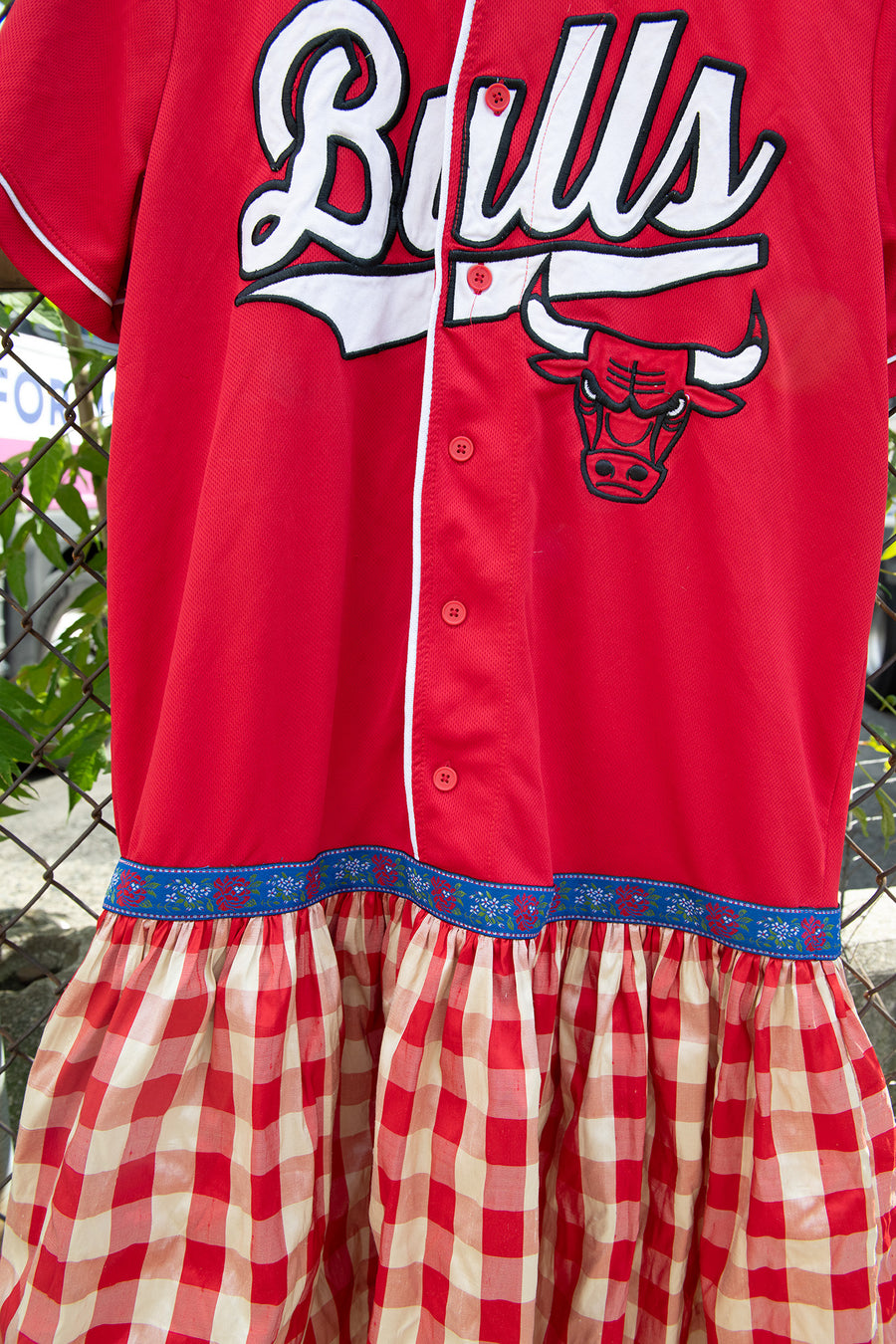 One-of-a-Kind Vintage Bulls Jersey Dress