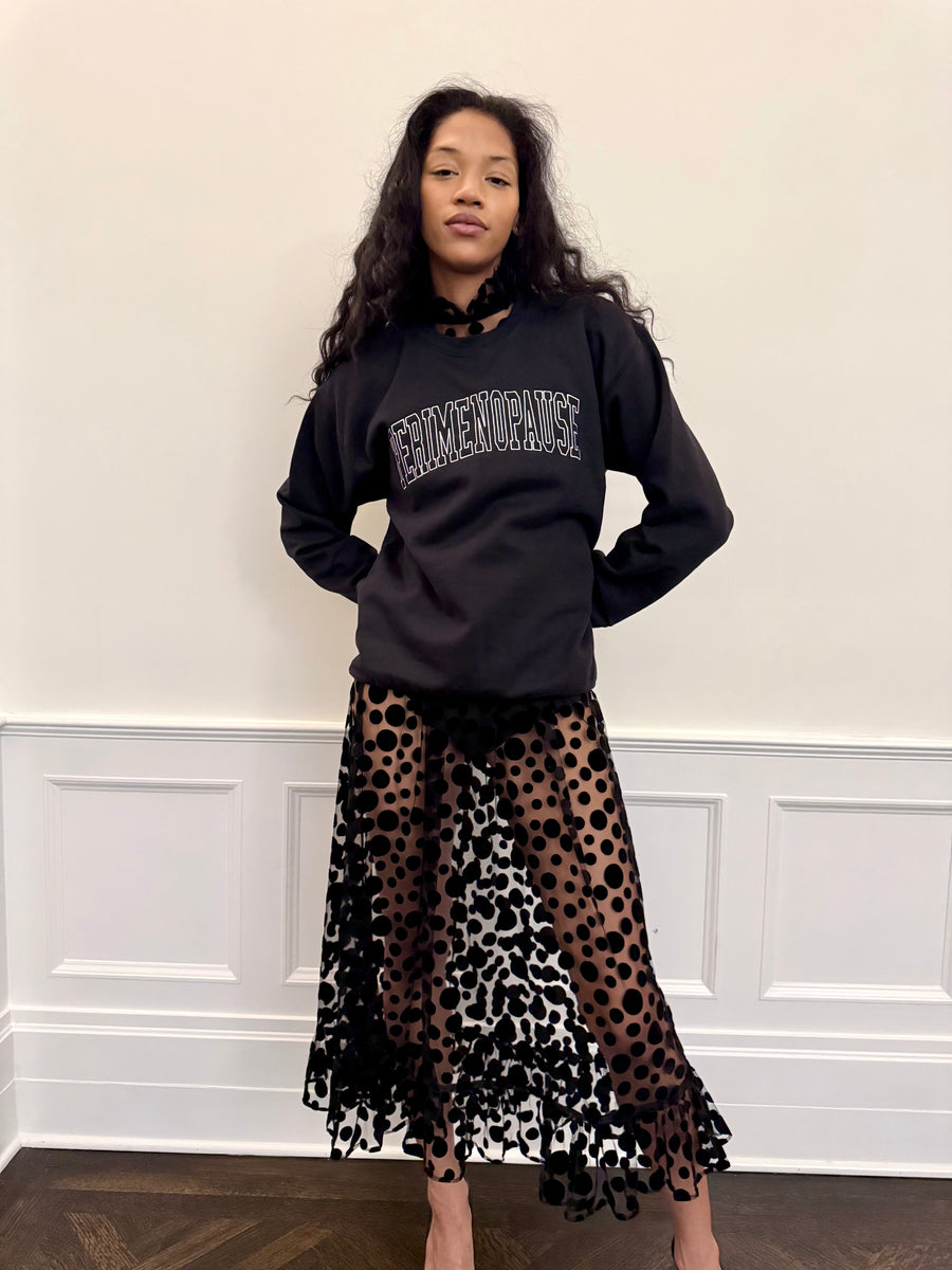 PERIMENOPAUSE Embroidered Sweatshirt