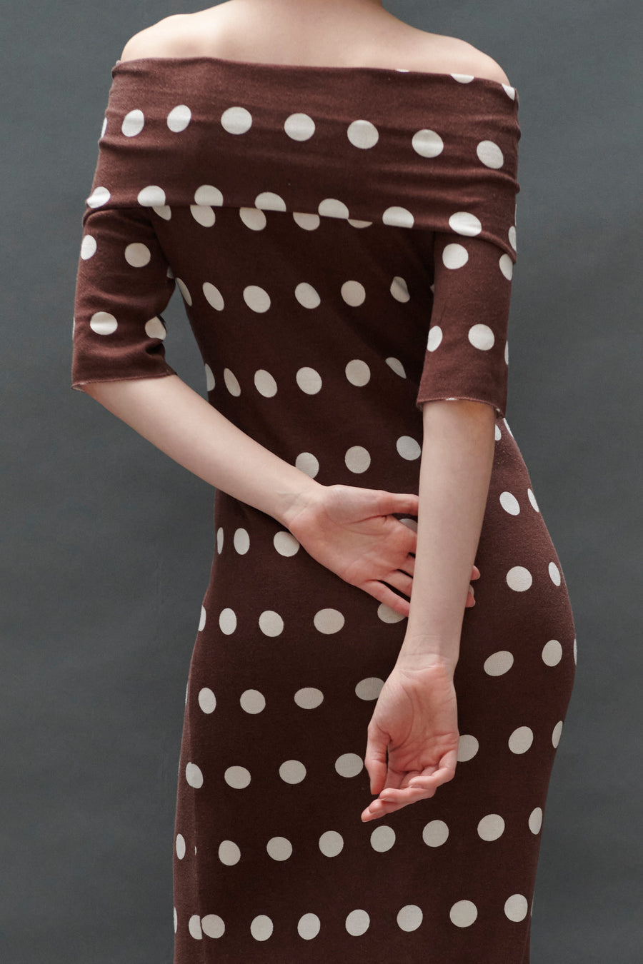 Olivia Sweater Dress in Chocolate M / Brown Olivia Sweater Dress in Chocolate M / Brown