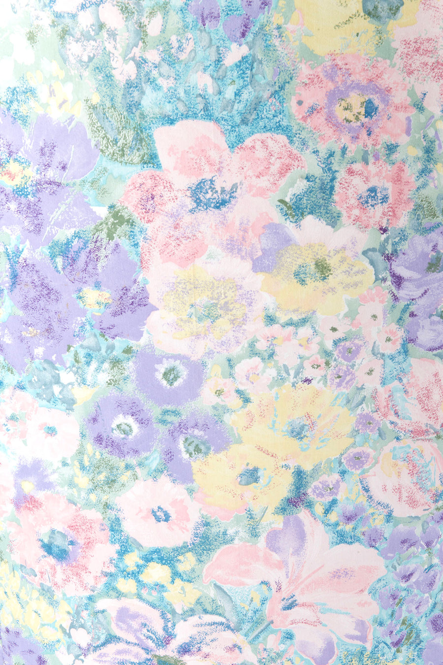 BATSHEVA - Armchair in Vintage Pastel Floral Fabric