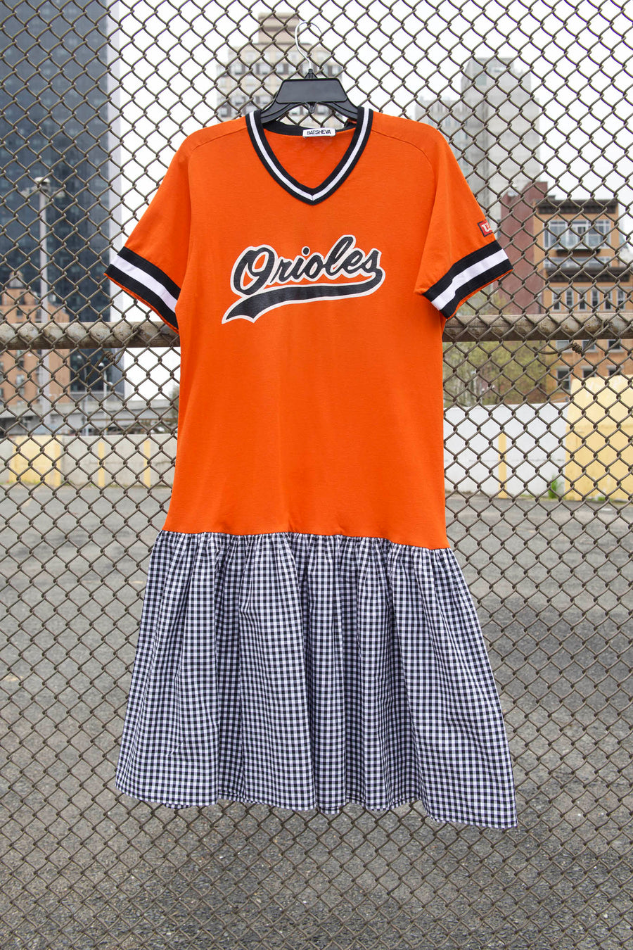 BATSHEVA - One-of-a-Kind Baltimore Orioles Jersey Dress