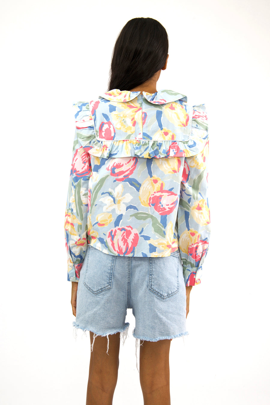 Sample Sale Rhodri Blouse In Tulips