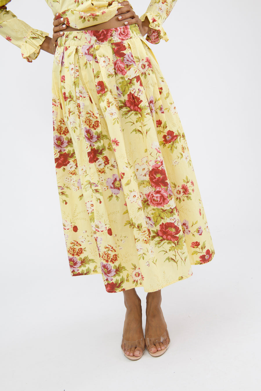 Sample Sale Skirt in Charlbury Printed Cotton