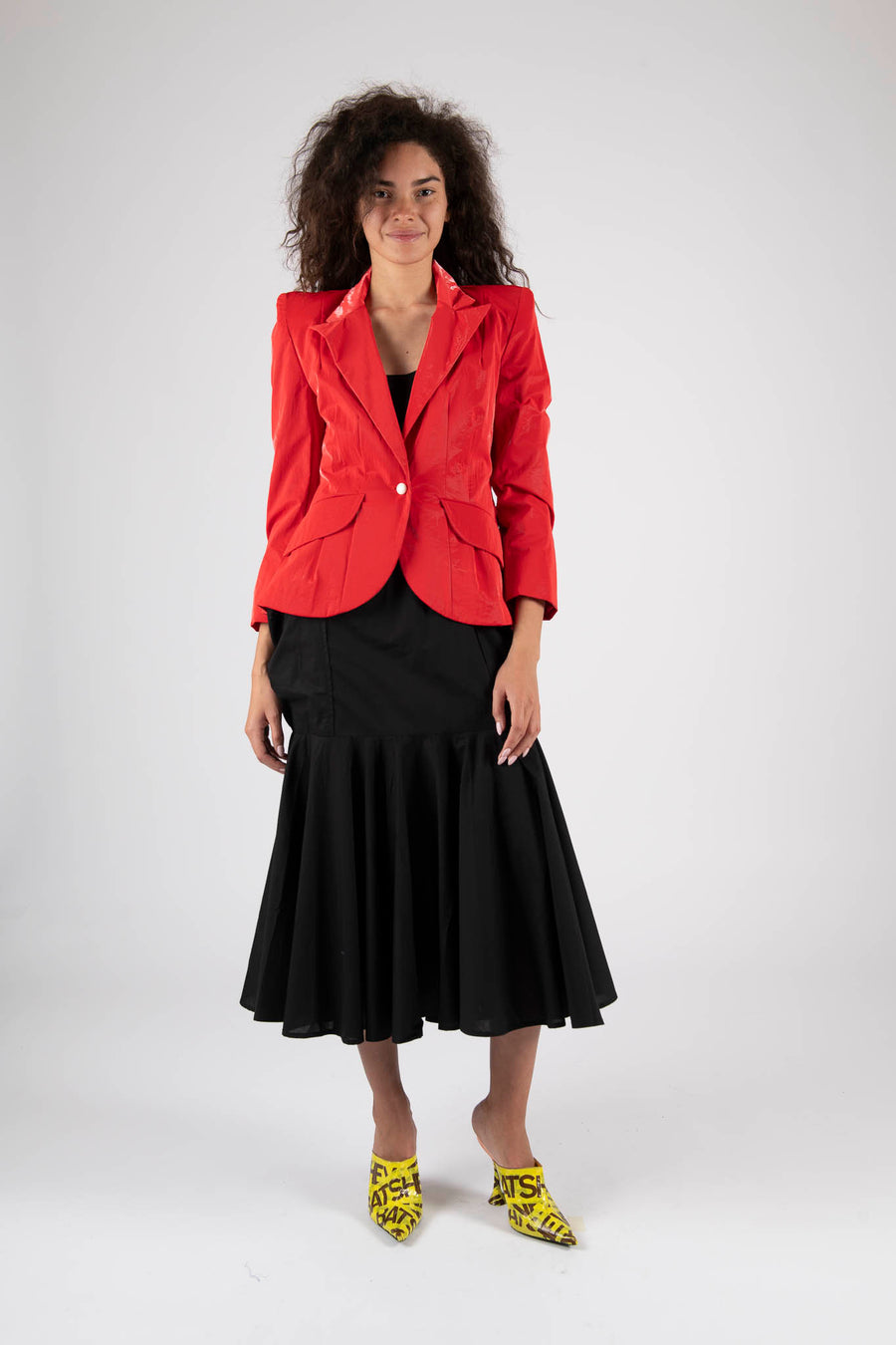 Sample Sale Sofia Blazer in Blazing Red