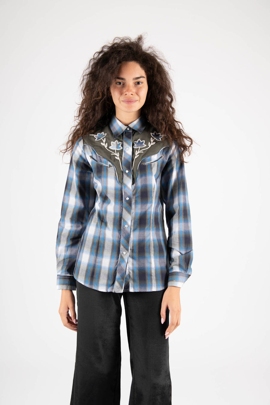 Sample Sale Vintage Roper Western Plaid Blouse