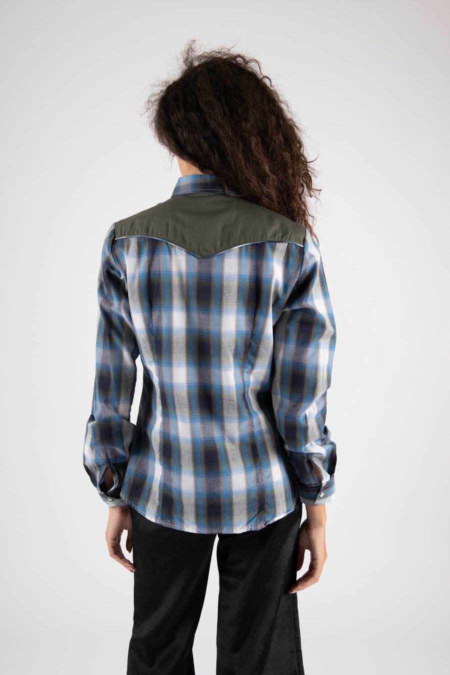 Sample Sale Vintage Roper Western Plaid Blouse