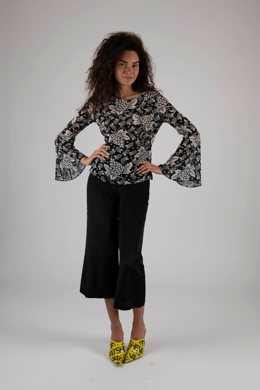 Sample Sale Bell Sleeves Blouse