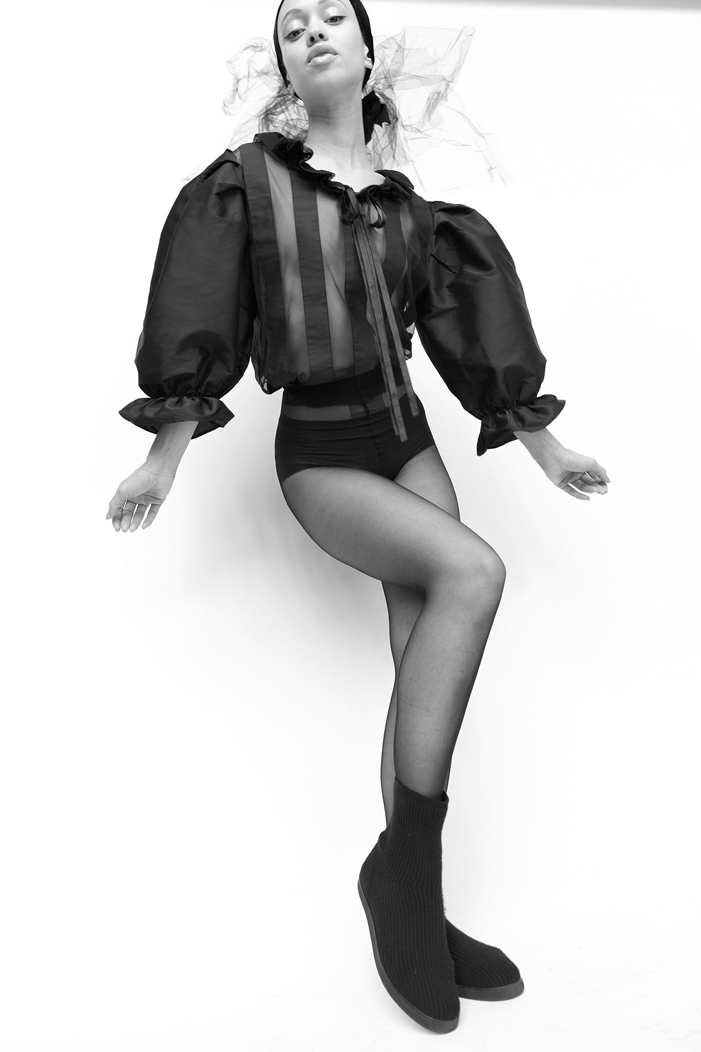 Kier Blouse in Black BATSHEVA