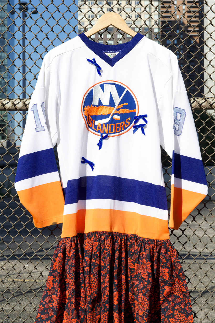 BATSHEVA - One-of-a-Kind Vintage NY Islanders Jersey Dress