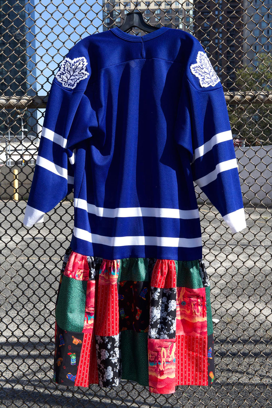 BATSHEVA - One-of-a-Kind Vintage Toronto Maple Leafs Jersey Dress