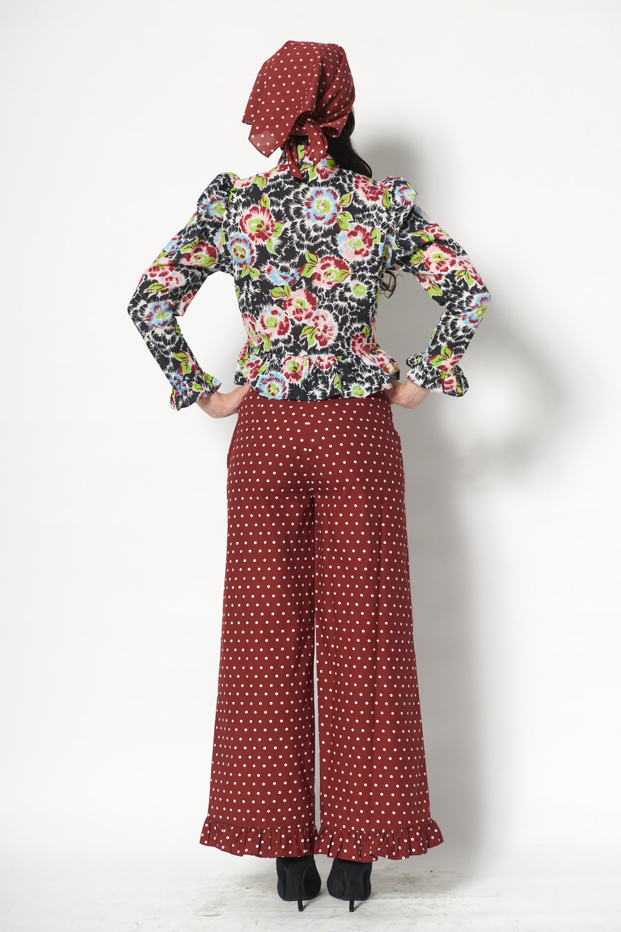 Grace Blouse in Flower Riot