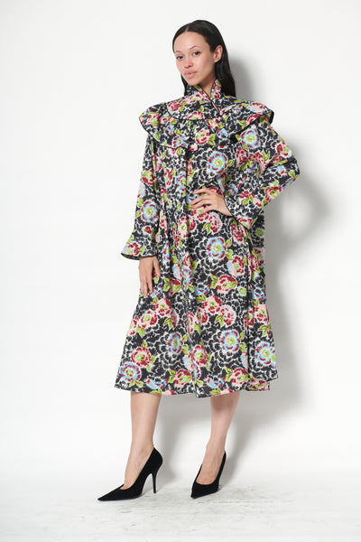 Racquel Dress in Flower Riot – BATSHEVA