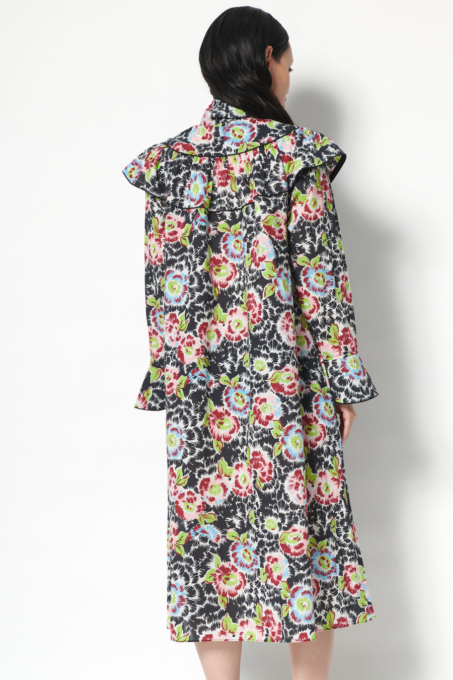 Racquel Dress in Flower Riot