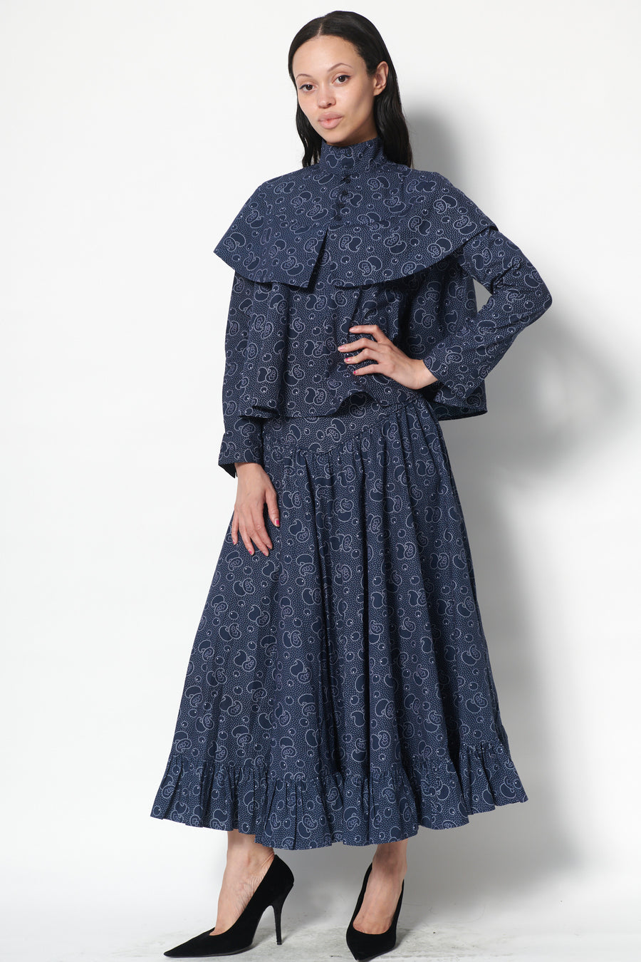 McKinley Top in Midnight Paisley