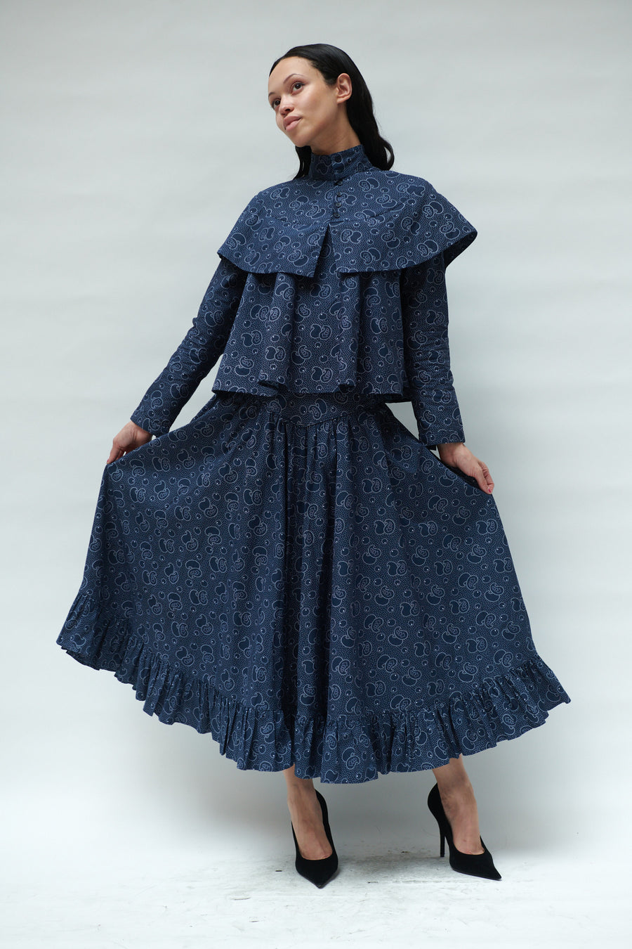 McKinley Top in Midnight Paisley