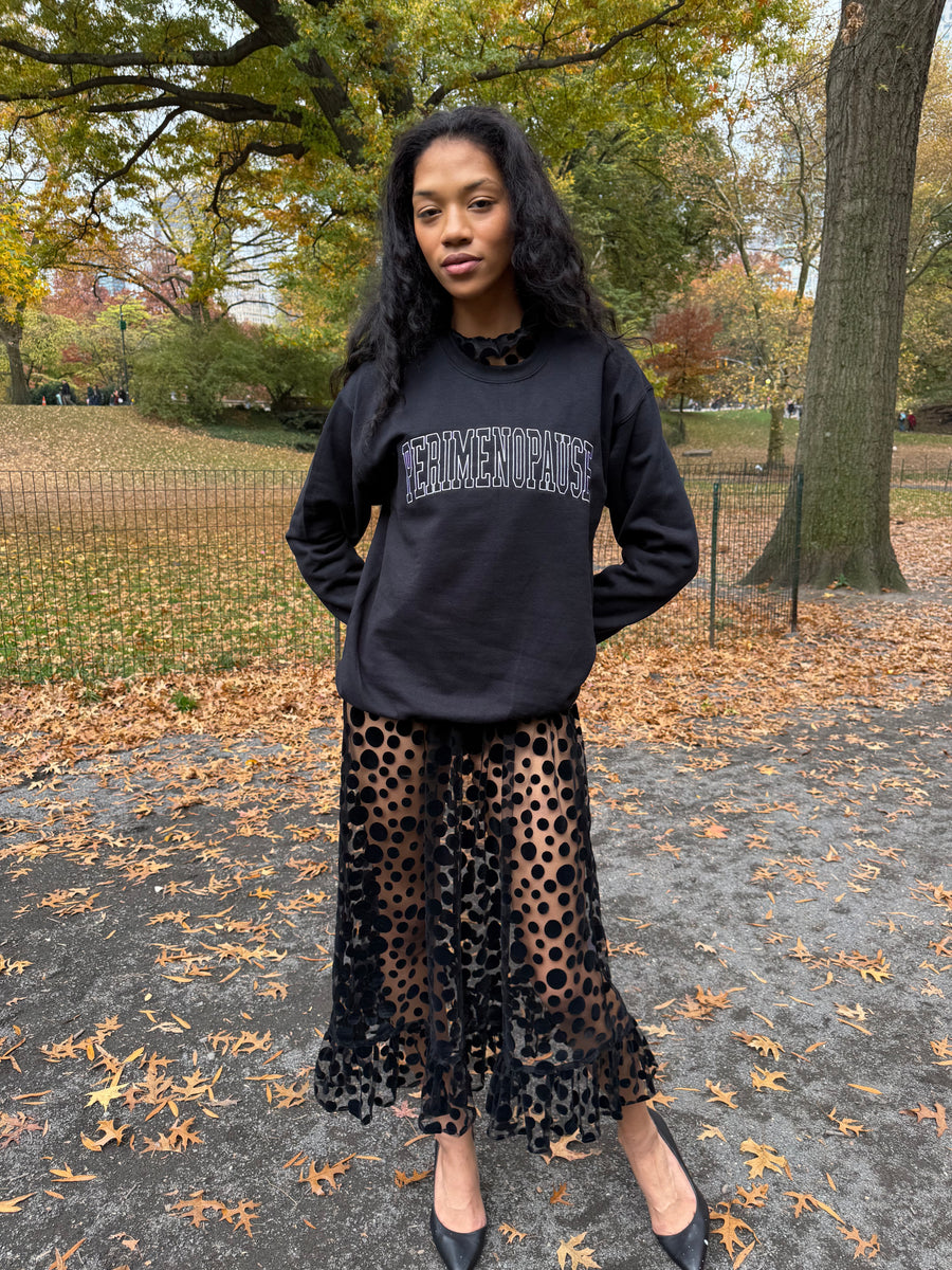 PERIMENOPAUSE Embroidered Sweatshirt
