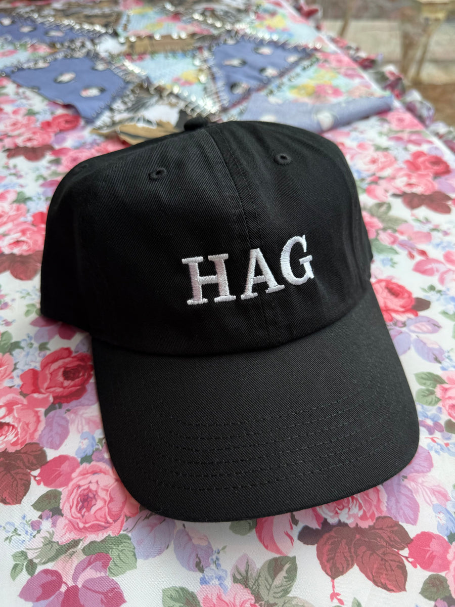 HAG Baseball Cap in Black