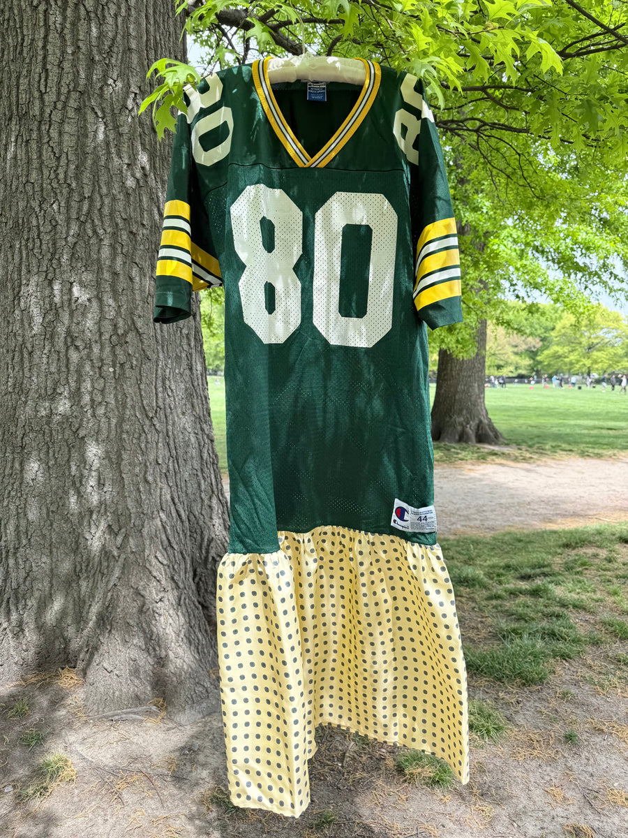 One-of-a-Kind Vintage Green Bay Packers Jersey Dress