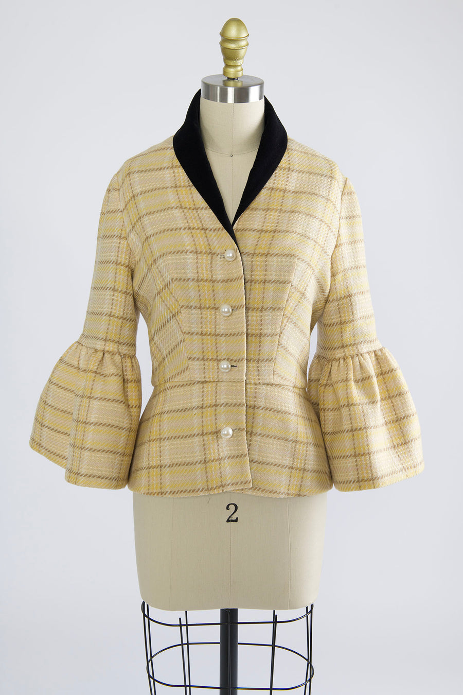 Jerri Jacket in Mohair Tartan